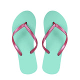 Sandalias, Color Verde y Rosa, Talla 25