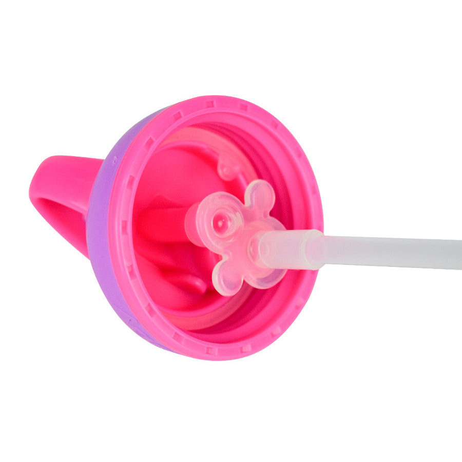 Taza con boquilla rígida hecha de Tritan™ - Nuby 360ml Flores