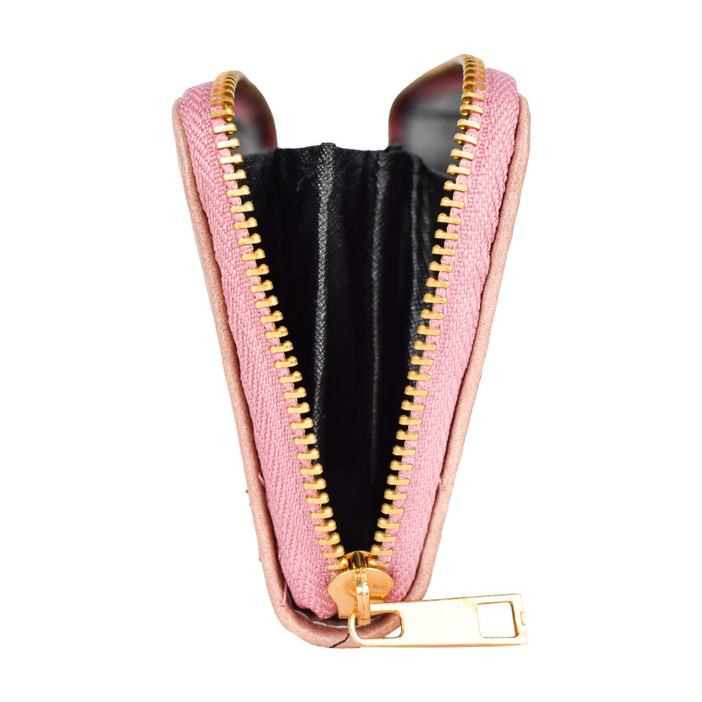 Cartera Dama Color Coral 19x10cm