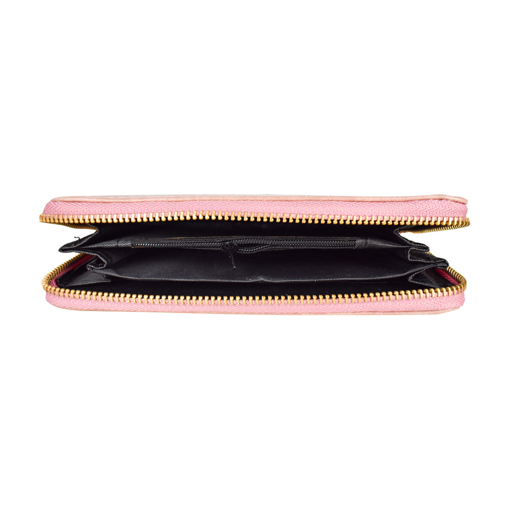 Cartera Dama Color Coral 19x10cm