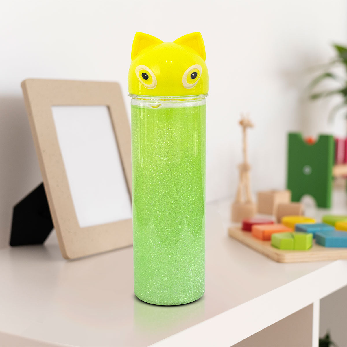 Slime Multicolor Tubo de Gatito color Amarillo 320 gr.