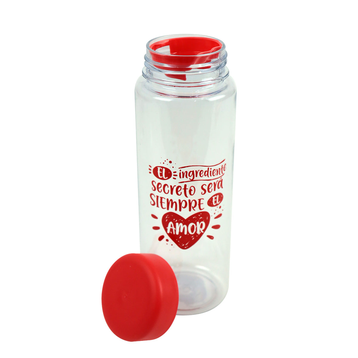Botella para agua El Ingrediente Secreto serÃ¡ Siempre el Amor 19x6cm