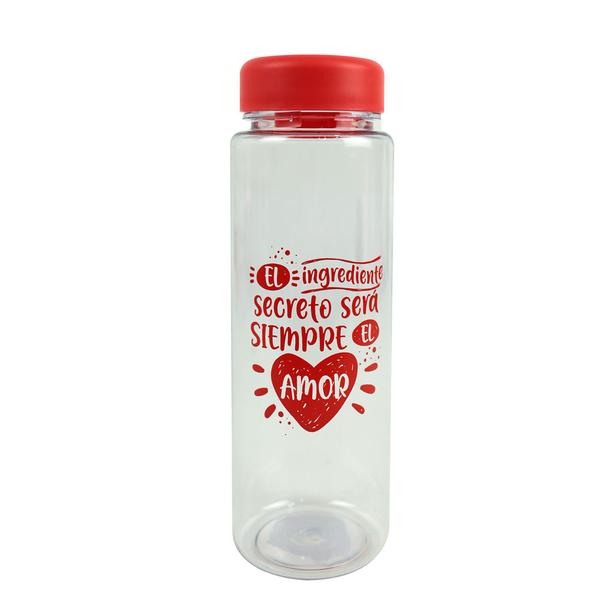 Botella para agua El Ingrediente Secreto serÃ¡ Siempre el Amor 19x6cm