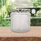Frasco de Cristal con Tapa Decorada, 600 ml