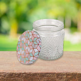 Frasco de Cristal con Tapa Decorada, 600 ml