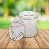 Frasco de Cristal con Tapa Decorada, 600 ml