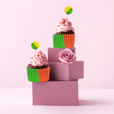 Set de 20 Capacillos Arcoiris para Cupcakes