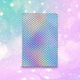 Libreta Diseño de Sirena color Plata, 80 páginas