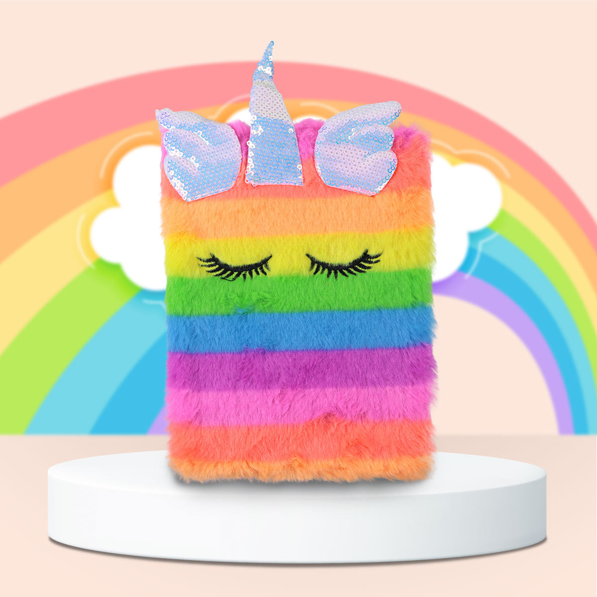Libreta de Unicornio color Arcoíris, 80 páginas