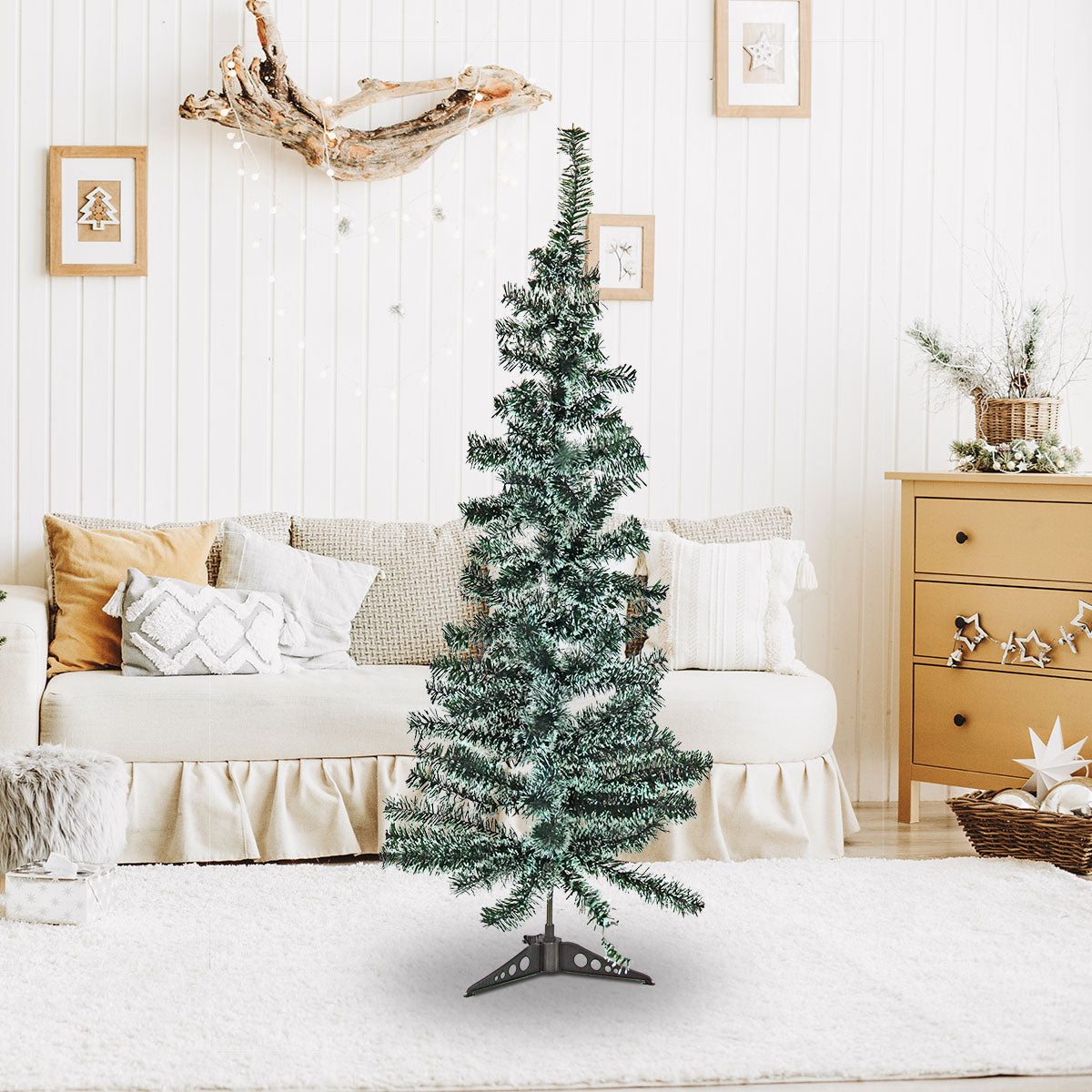 Árbol de Navidad Nevado, 1.2m