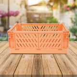 Caja Organizadora Armable de Plástico color Durazno
