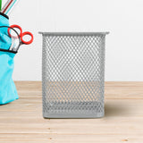 Organizador Malla de Escritorio color Plata