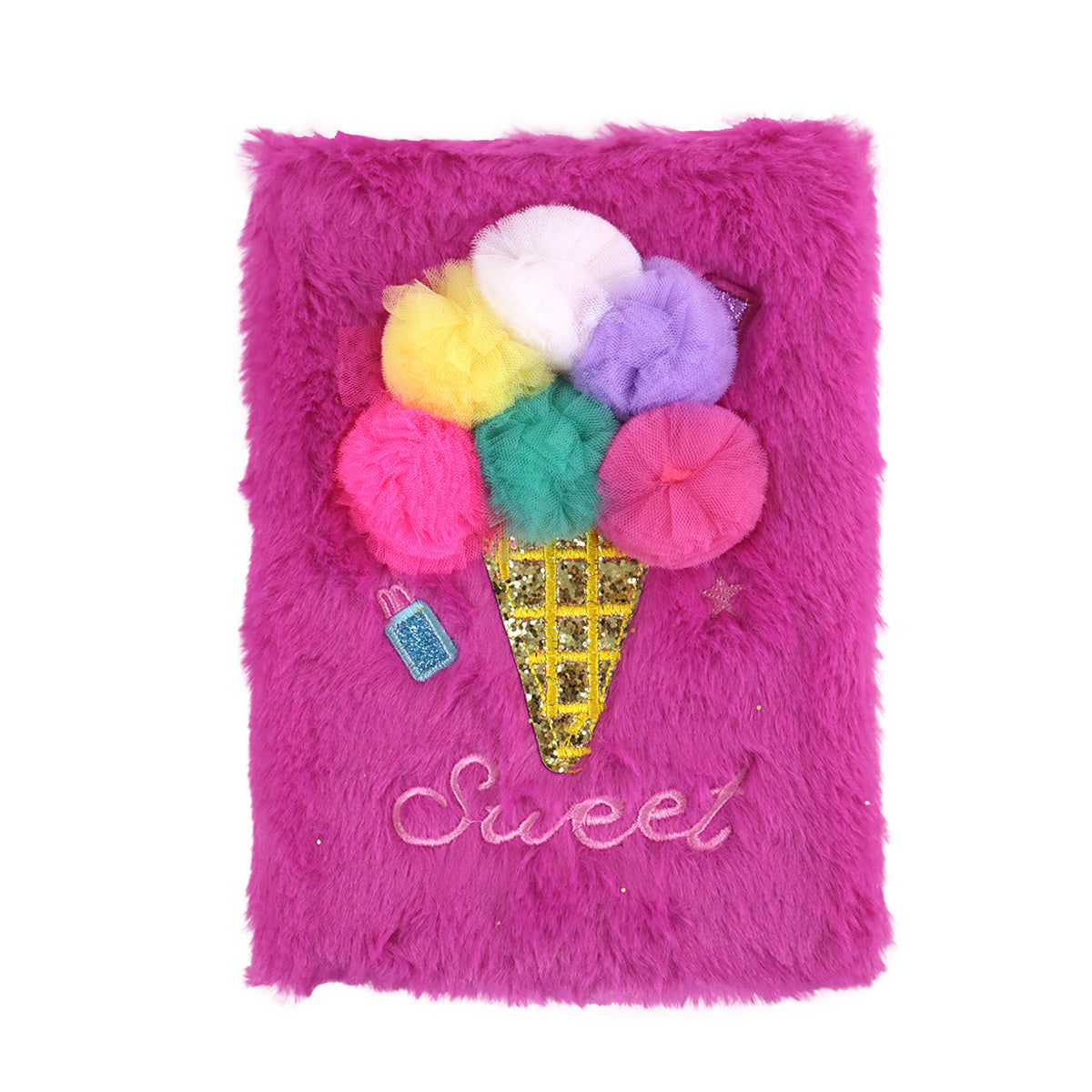 Libreta de Peluche Decorada, 80 páginas.