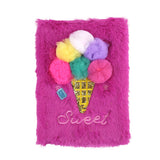 Libreta de Peluche Decorada, 80 páginas.