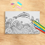 Bolígrafos de Gel de Colores 36 piezas + 10 Tarjetas para Colorear