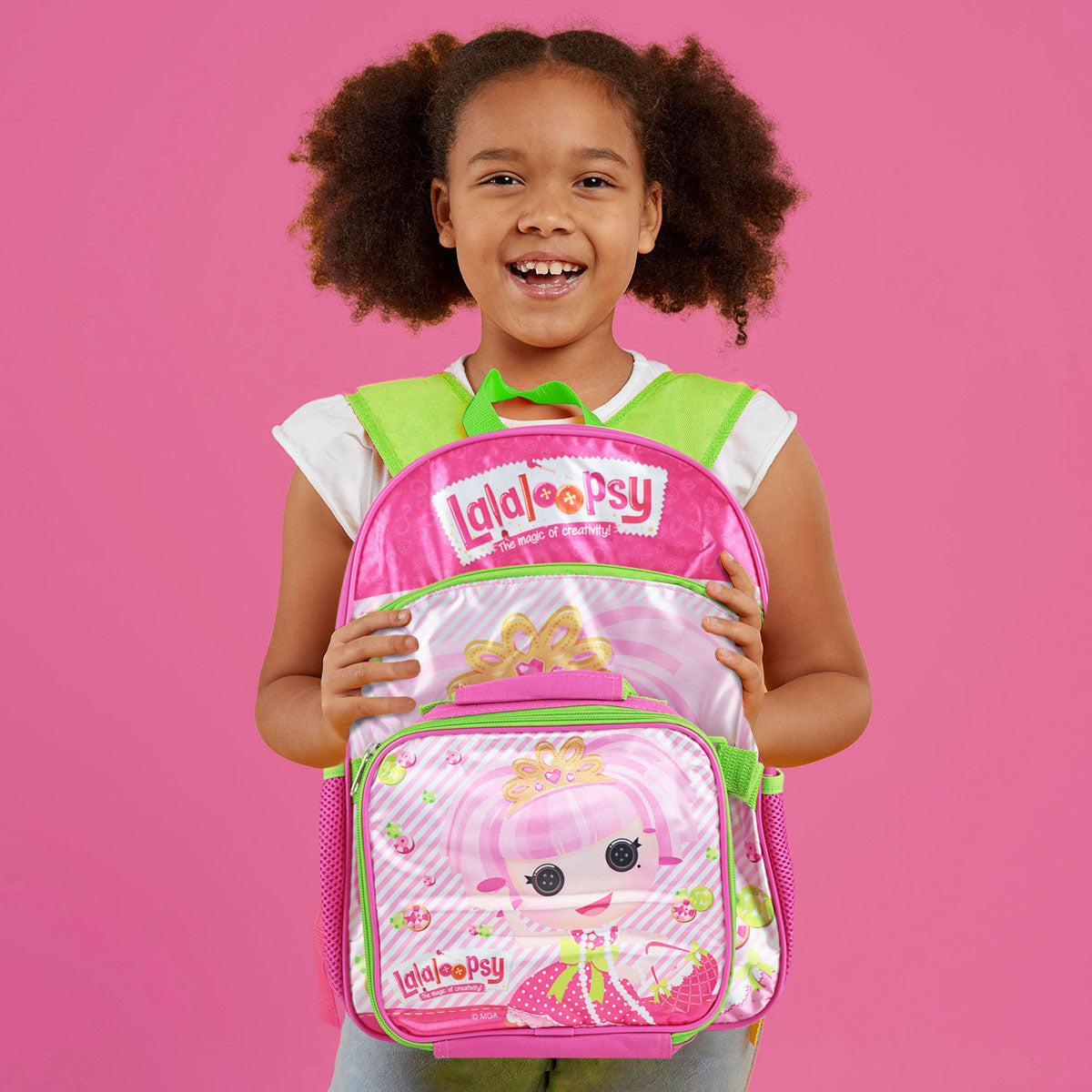 Set Mochila Lapicera y Lonchera para Niña