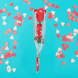 Rosa Artificial Love Color Rojo