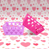 Canastas con Orificios en Forma de Corazón, 2 pza.