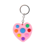 Llavero de Corazón San Valentín Color Rosa