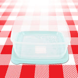 Contenedor de Plástico con Tapa Aqua, 23x23x20cm