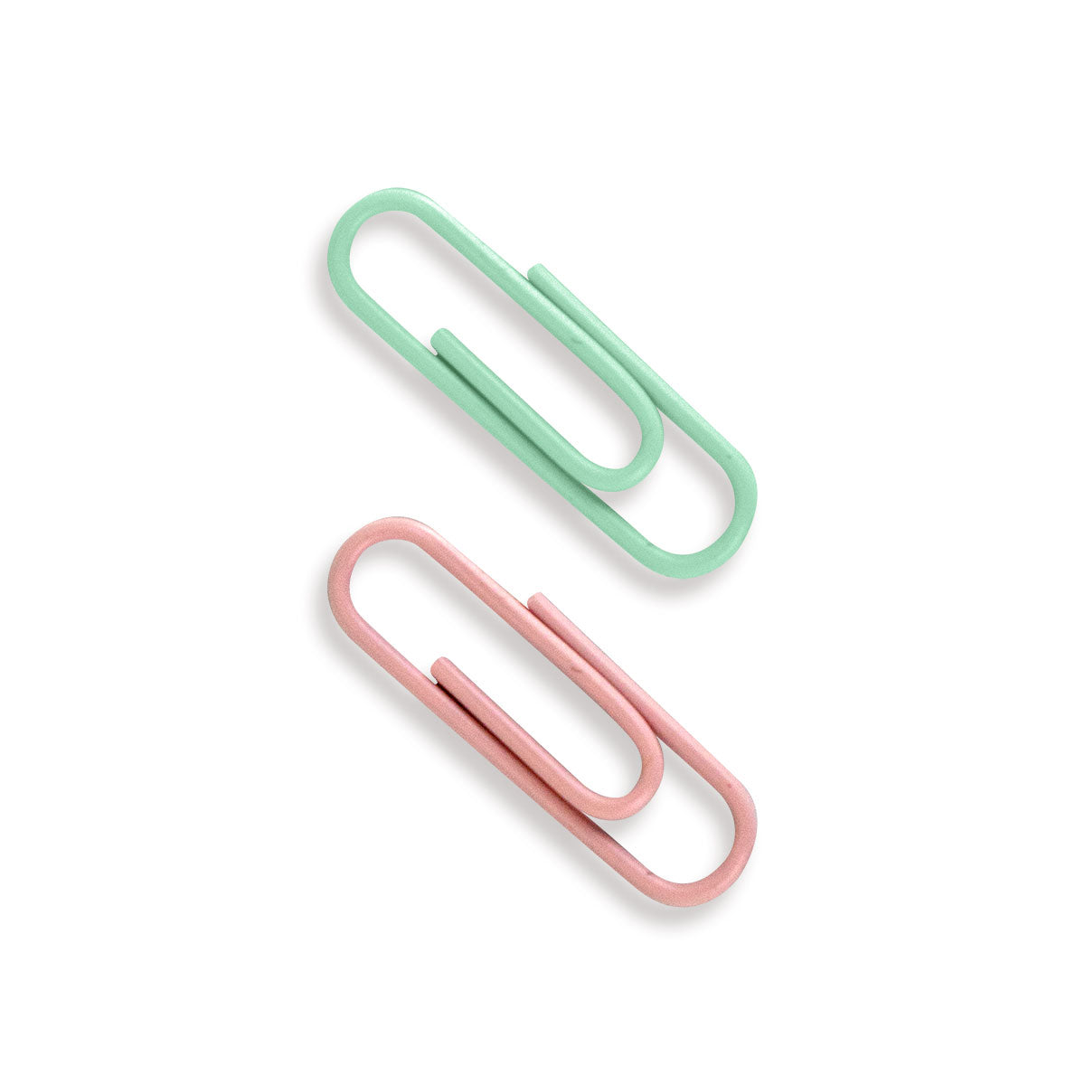 Clips multiusos color Rosa y Menta, 60 pza.