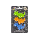 Set de Sacapuntas de Dinosaurios 3pza.