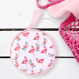 Organizador de Cables Flamingo color Blanco con Rosa, Día de las Madres