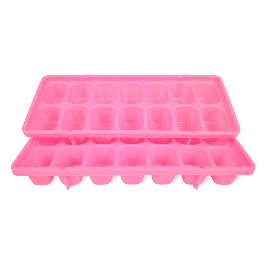 Molde para Hielo, 2 piezas, Color Rosa