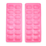 Molde para Hielo, 2 piezas, Color Rosa
