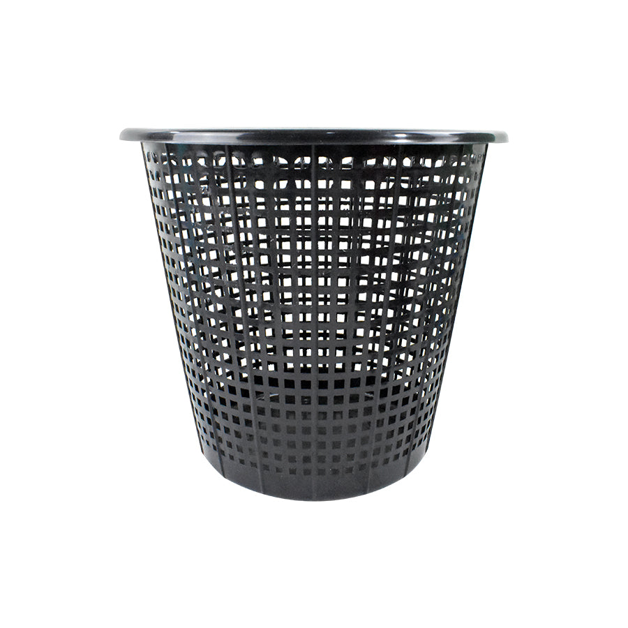 Set de 2 Cestos calados 8L color Negro
