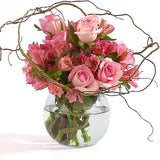 Pecera de Cristal Redonda Elegante