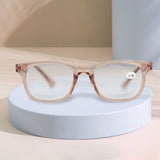 Lentes de Armazón Rubi Ovalados con Graduación de 2.5 Dioptrias, Ideal para Lectura