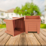Set de 2 Mini Macetas Cuadradas