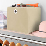 Caja de Multiusos de Tela color Beige