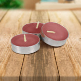 Vela Tea Light Manzana Canela, 10 piezas.
