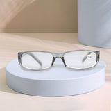 Lentes de Armazón Oxford Rectangulares con Graduación de 3.00 Dioptrias, Ideal para Lectura