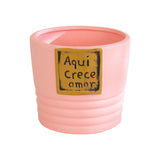 Maceta de Cerámica color Rosa