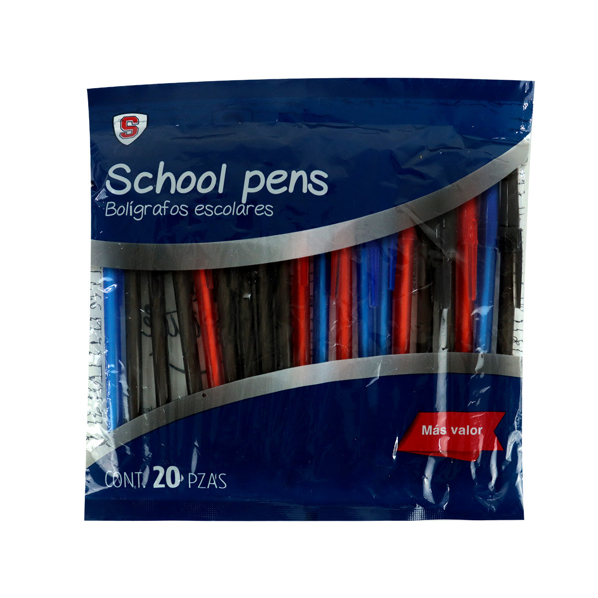 Paquete de BolÃ­grafos de Colores, 20 Piezas
