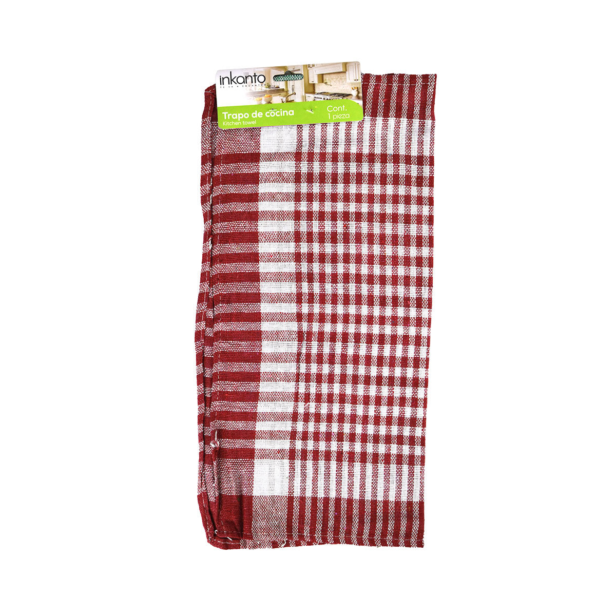 Trapo de Cocina Rojo 38x38cm