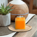 Mini Cirio Aromático color Naranja