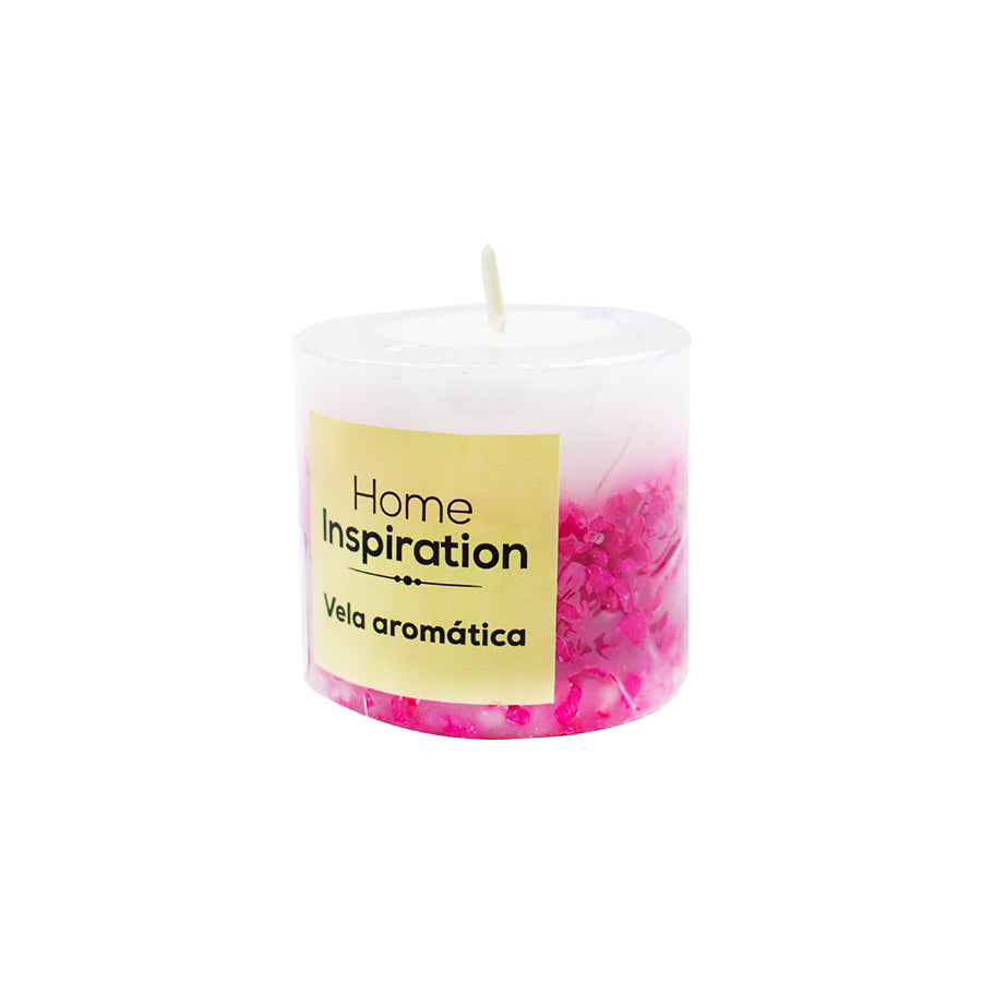 Vela AromÃ¡tica Piedras Rosa