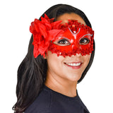 Máscara de Disfraz para Adultos, color Rojo