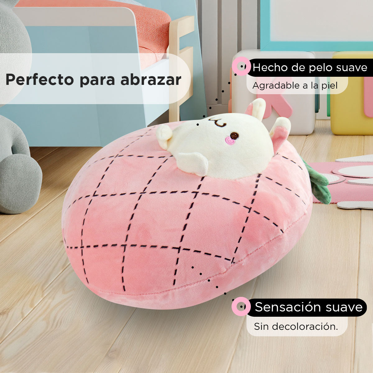 PiÃ±a de Peluche con Conejo Rosa