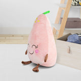 Pera de Peluche Rosa