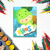 Libro de Colorear Dinosaurios para Niños