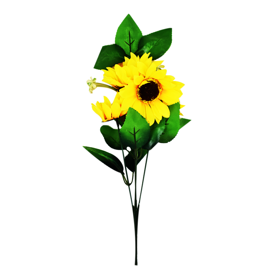 Flor de Girasol Artificial color Amarillo