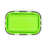 Tazón rectangular de silicón plegable 500ml