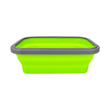 Tazón rectangular de silicón plegable 500ml