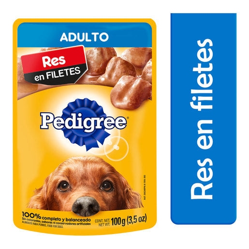 Alimento HÃºmedo Pedigree Adulto Res 100g