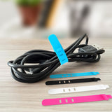 Sujeta Cables de Colores, 4 piezas.